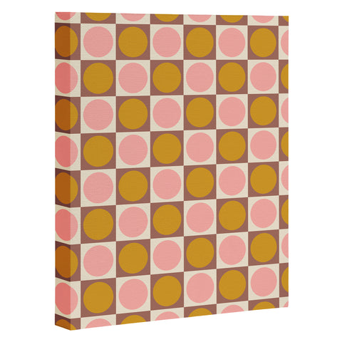 June Journal Autumn Checkerboard 29 Art Canvas