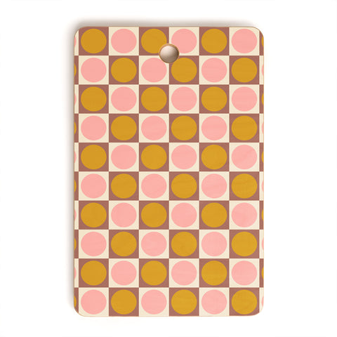 June Journal Autumn Checkerboard 29 Cutting Board Rectangle