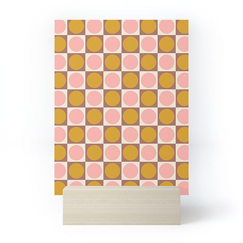June Journal Autumn Checkerboard 29 Mini Art Print