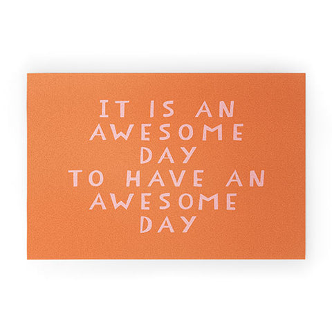 June Journal Awesome Day Welcome Mat