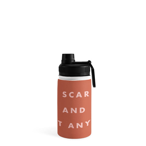 June Journal Be Scared Do It Anyway Water Bottle