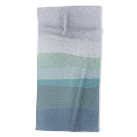 June Journal Calming Ocean Waves in Soft Du Beach Towel