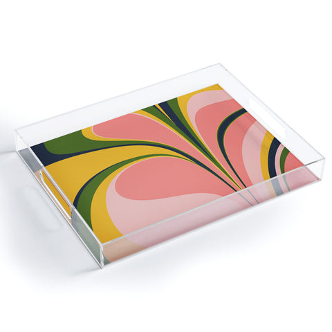 June Journal Color Swirl Acrylic Tray