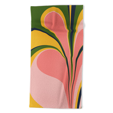 June Journal Color Swirl Beach Towel
