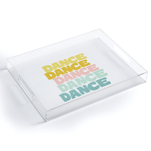 June Journal Dance in Pastel Acrylic Tray