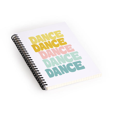June Journal Dance in Pastel Spiral Notebook