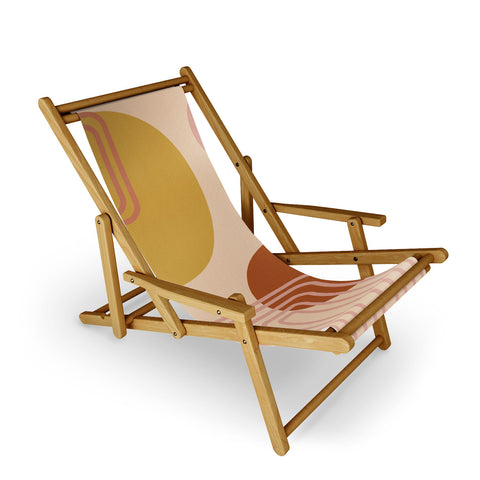 June Journal Modern Desert Abstract Shapes Sling Chair