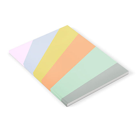 June Journal Pastel Rainbow Sunburst Notebook