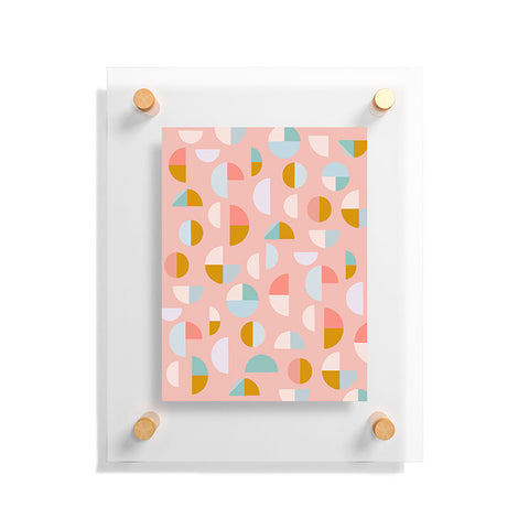 June Journal Playful Geometry Shapes Floating Acrylic Print