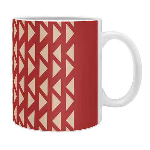 June Journal Shapes 30 in Red Coffee Mug