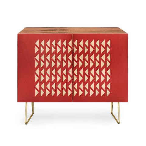 June Journal Shapes 30 in Red Credenza