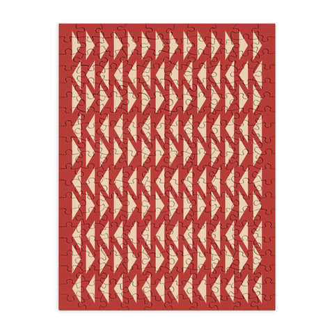 June Journal Shapes 30 in Red Puzzle