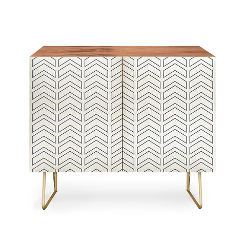 June Journal Simple Linear Geometric Shapes Credenza