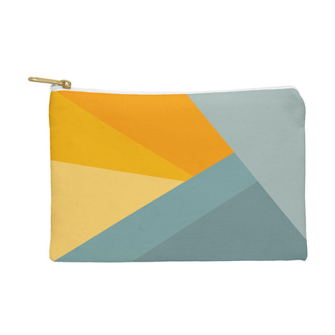 June Journal Sunset Triangle Color Block Pouch