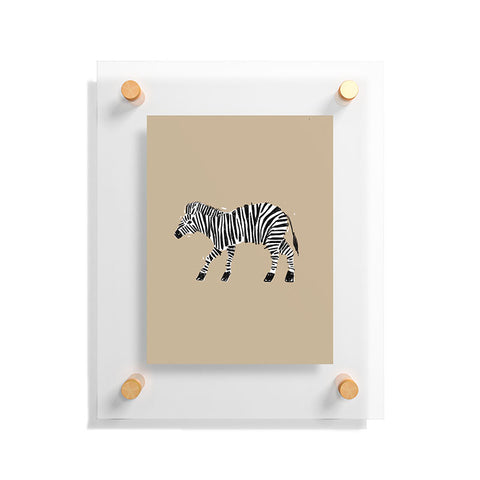 justin shiels Zebra I Floating Acrylic Print