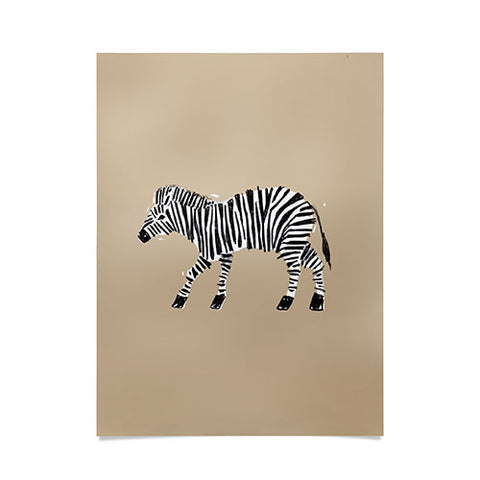 justin shiels Zebra I Poster