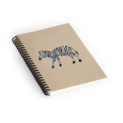 justin shiels Zebra I Spiral Notebook