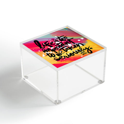 Kal Barteski LIFE IS colour Acrylic Box