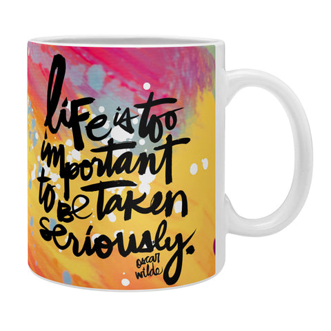 Kal Barteski LIFE IS colour Coffee Mug