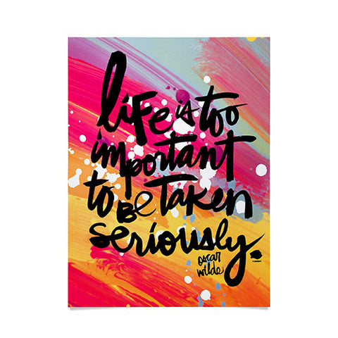 Kal Barteski LIFE IS colour Poster