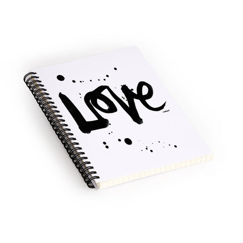 Kal Barteski Love 1 Spiral Notebook