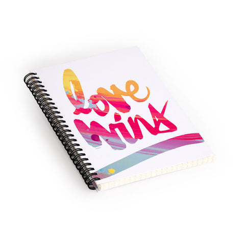 Kal Barteski LOVE WINS colour Spiral Notebook