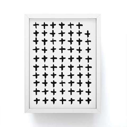 Kal Barteski PLUS white Framed Mini Art Print