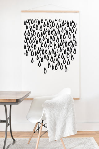 Kal Barteski RAINING Art Print And Hanger