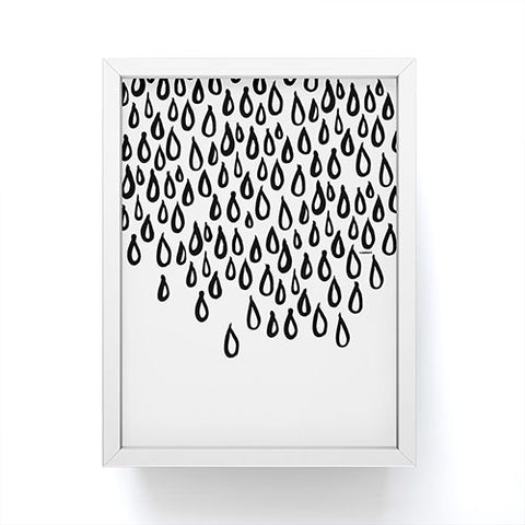 Kal Barteski RAINING Framed Mini Art Print