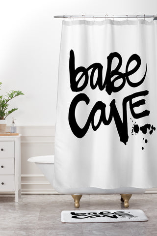 Kal Barteski The Babe Cave Shower Curtain And Mat