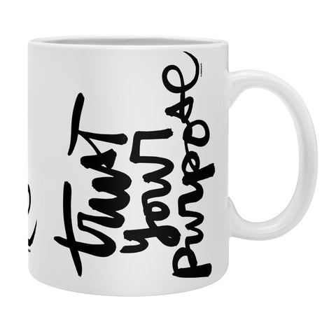Kal Barteski TRUST your purpose BW Coffee Mug