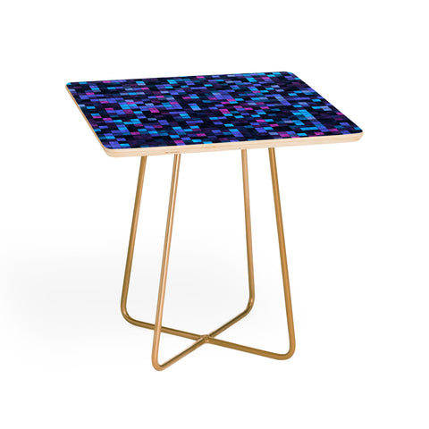 Kaleiope Studio Blue and Pink Squares Side Table