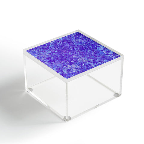 Kaleiope Studio Blue and Purple Marble Acrylic Box