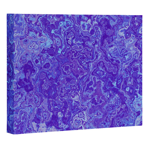 Kaleiope Studio Blue and Purple Marble Art Canvas