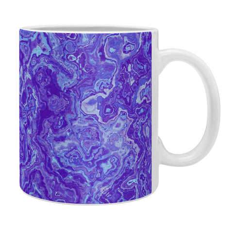 Kaleiope Studio Blue and Purple Marble Coffee Mug