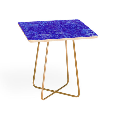Kaleiope Studio Blue and Purple Marble Side Table