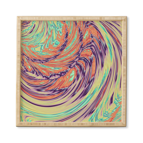 Kaleiope Studio Colorful Boho Swirl Framed Wall Art