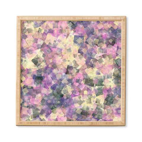 Kaleiope Studio Colorful Jumbled Squares Framed Wall Art