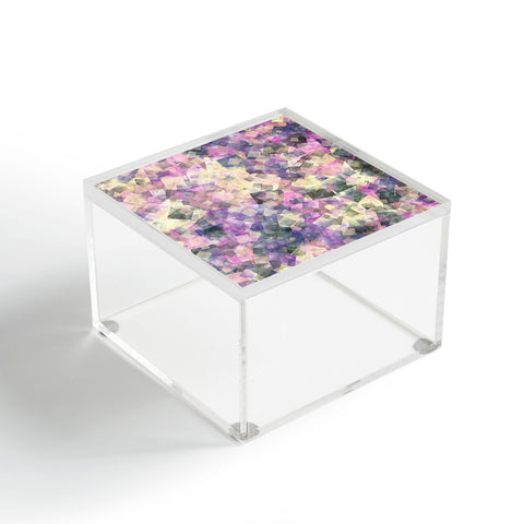 Kaleiope Studio Colorful Jumbled Squares Acrylic Box