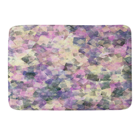 Kaleiope Studio Colorful Jumbled Squares Memory Foam Bath Mat