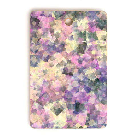 Kaleiope Studio Colorful Jumbled Squares Cutting Board Rectangle
