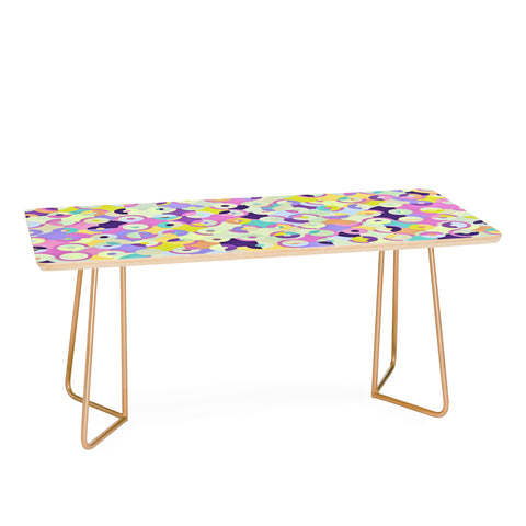 Kaleiope Studio Colorful Modern Circles Coffee Table