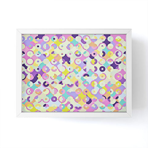 Kaleiope Studio Colorful Modern Circles Framed Mini Art Print