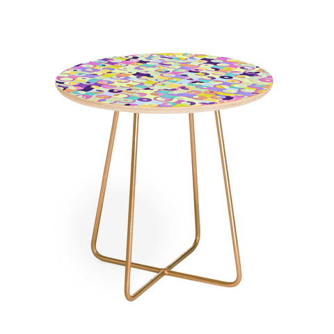 Kaleiope Studio Colorful Modern Circles Round Side Table
