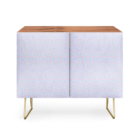Kaleiope Studio Colorful Ornate Groovy Pattern Credenza