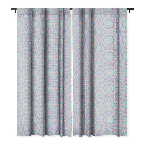 Kaleiope Studio Colorful Pastel Ornate Pattern Blackout Non Repeat