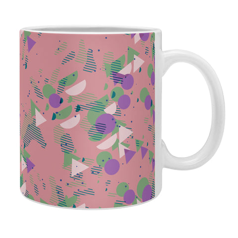Kaleiope Studio Colorful Retro Shapes Coffee Mug