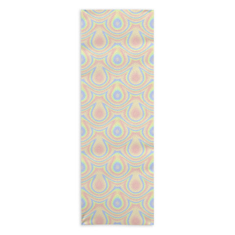 Kaleiope Studio Colorful Trippy Modern Pattern Yoga Towel