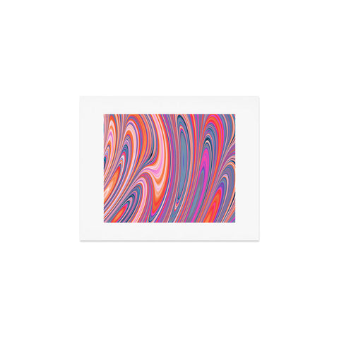 Kaleiope Studio Colorful Wavy Fractal Texture Art Print