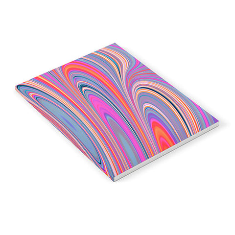 Kaleiope Studio Colorful Wavy Fractal Texture Notebook